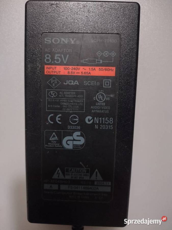 Sony 2 zasilacz Części i akcesoria sprzedam