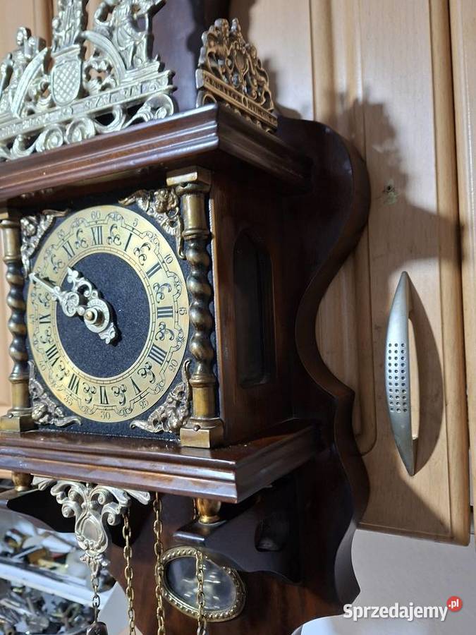 Holenderski zegar wiszący Atlas