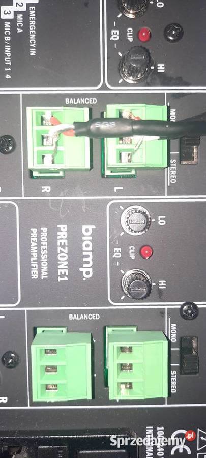 BIAMP PREZONE1 Wielofunkcyjny przedwzmacniacz Skórzewo