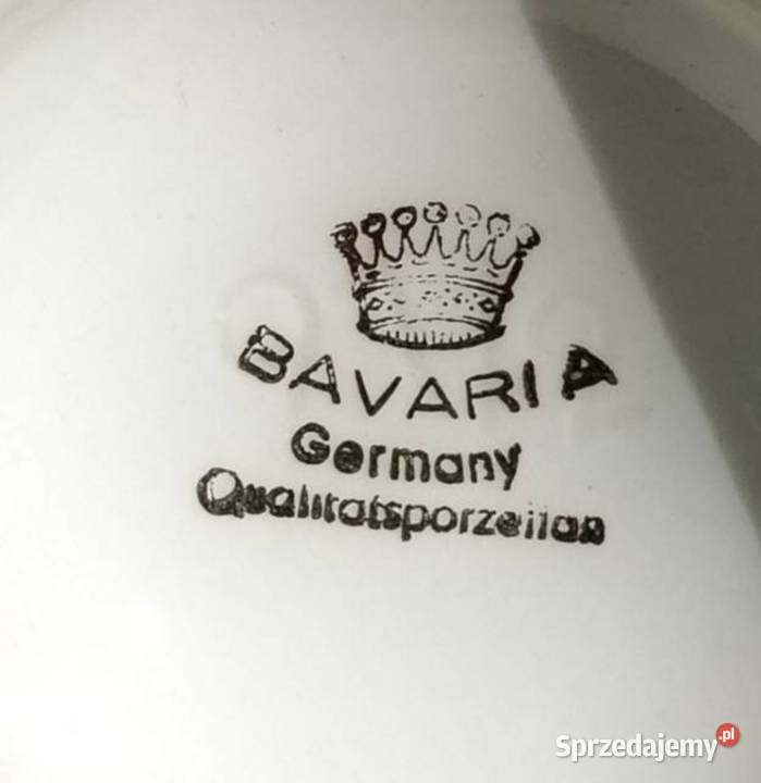 Wazon w kwiaty z bawarskiej porcelany Porcelana i szkło łódzkie