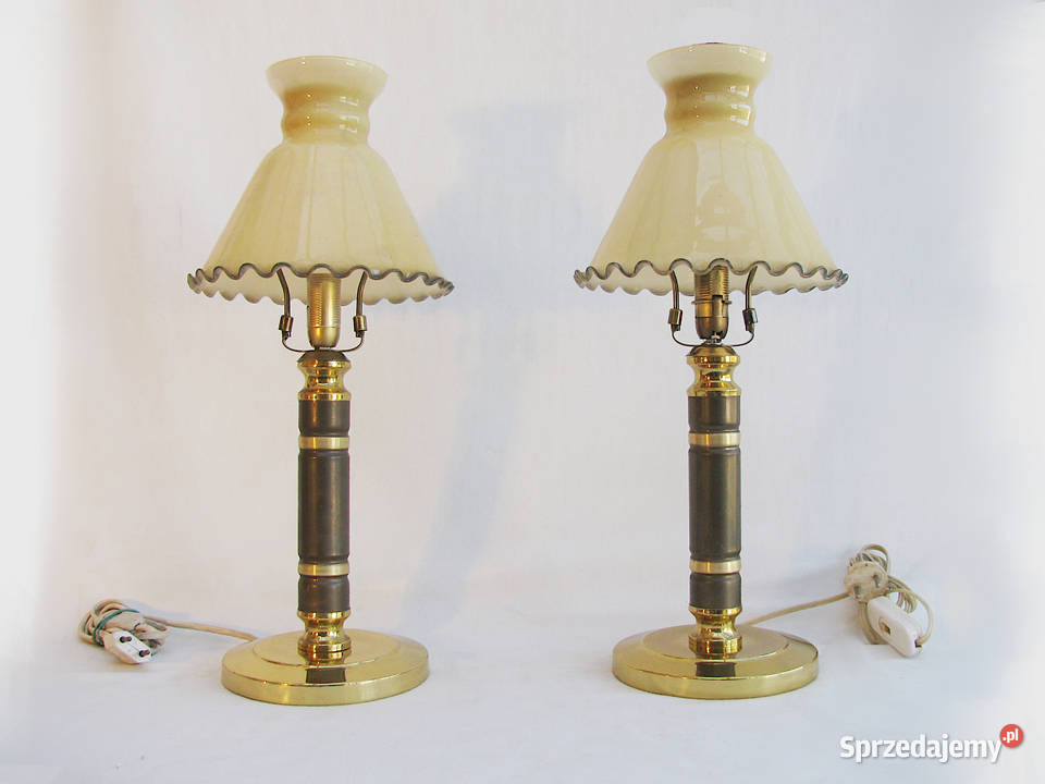 2 Lampki nocne mosiądz zachodniopomorskie Szczecinek