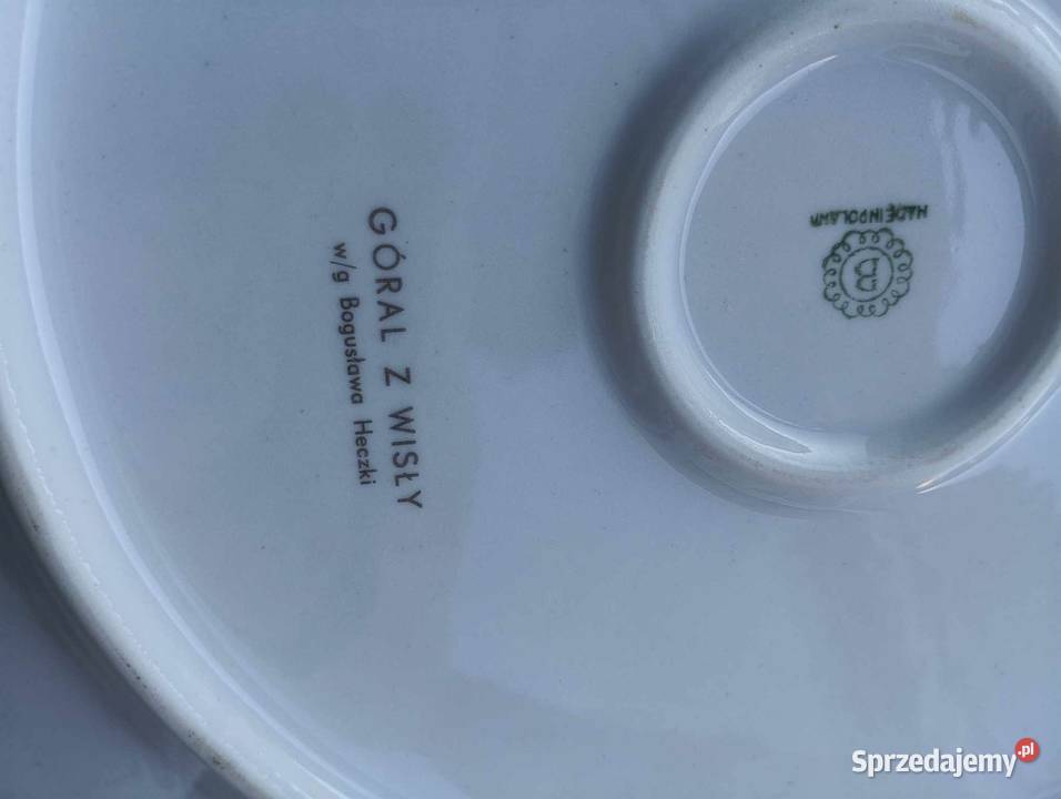 Patera talerz porcelana Heczko unikat góral z Porcelana i szkło Sosnowiec sprzedam