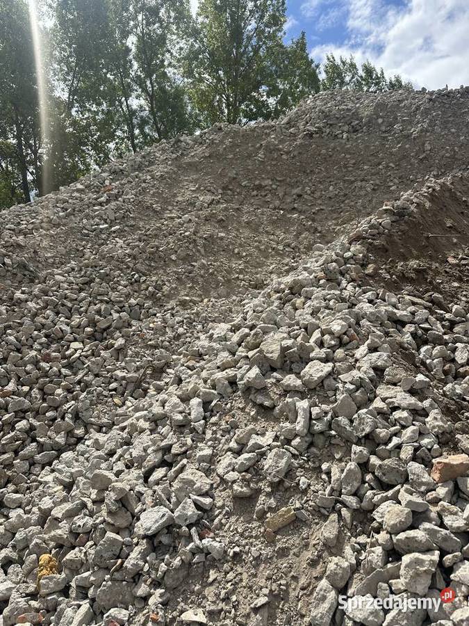 gruz destrukt betonowy tłuczeń kruszywo na drogi lubelskie Lublin
