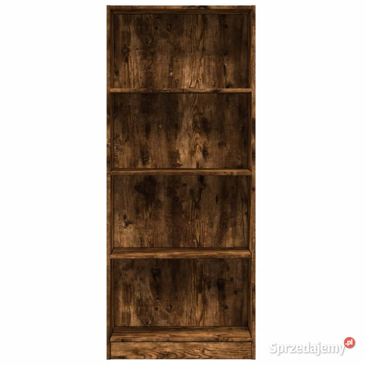 Regał przydymiony dąb 60x24x143 materiał Warszawa