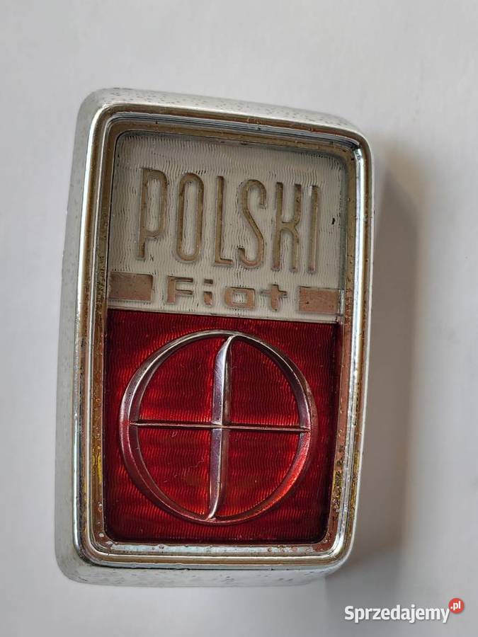 Plakietka Fiata Polskiego FSO 125 chrom
