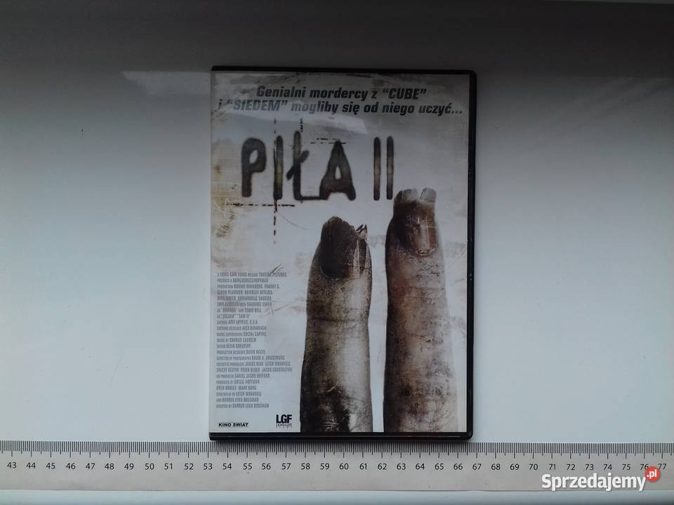 Film DVD Piła II w oryginalnym opakowaniu Filmy kujawsko-pomorskie Bydgoszcz