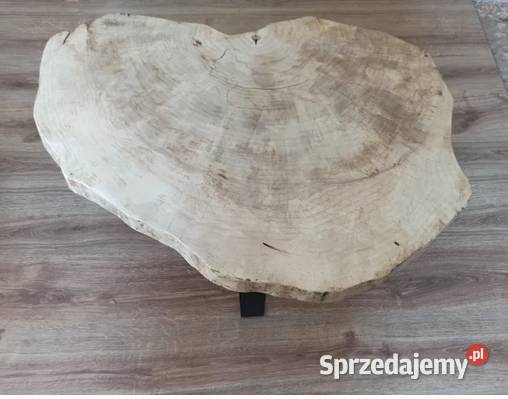 Stolik kawowy plaster drewna śląskie Mikołów sprzedam