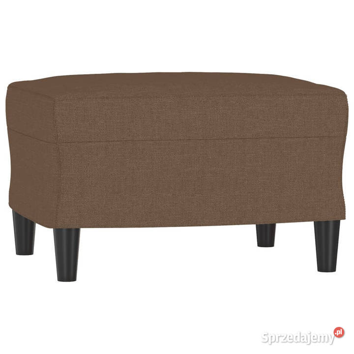 3osobowa sofa z podnóżkiem brązowy 180 tkaniną mazowieckie Warszawa
