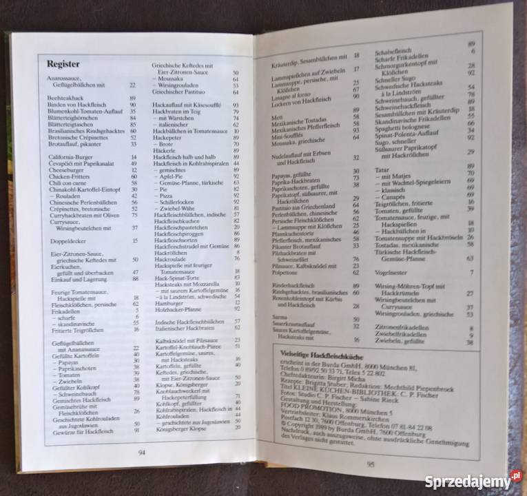 Vielseitige HackflelschKuche Pozostałe Wrocław sprzedam