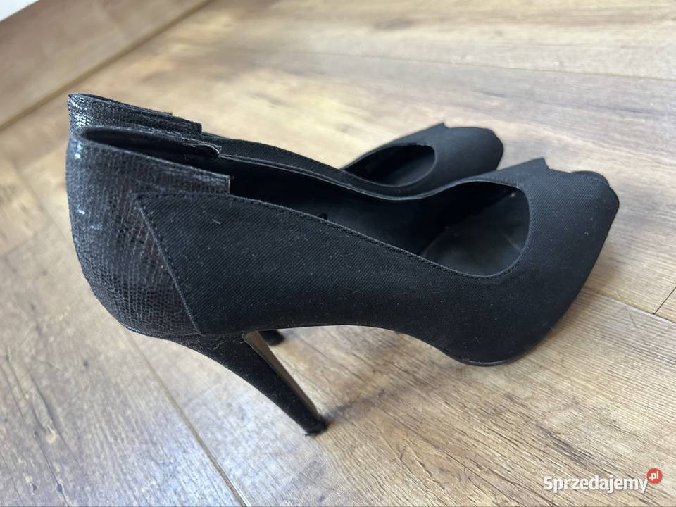 Buty na obcasie 37 czółenka koturny Wyszków sprzedam