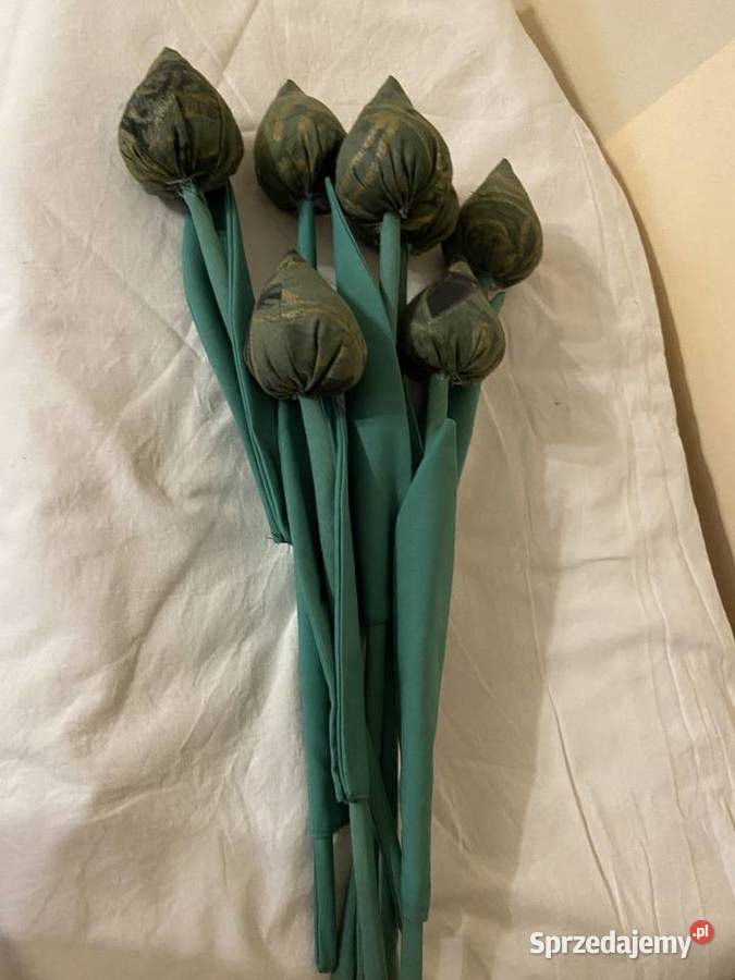 Rękodzieło tulipany materiałowe Gniezno sprzedam