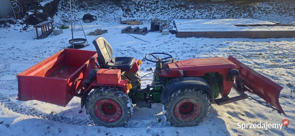 Traktorek tv 521 z Pługiem do śniegu Traktorki Kozy