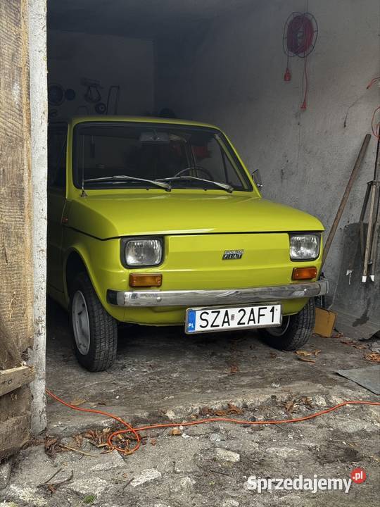 Polski Fiat 126p 600 1978 w ślicznym kolorze Nowy Tomyśl