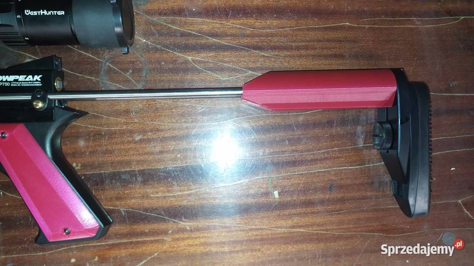 Baka do karabinka pcp artemis Pp750 Bordowy 45mm Kłomnice