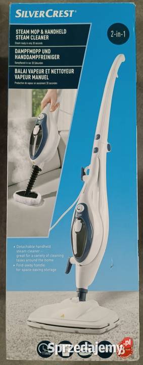SILVERCREST Mop i ręczny odkurzacz parowy 1500 W AGD drobne Ełk sprzedam