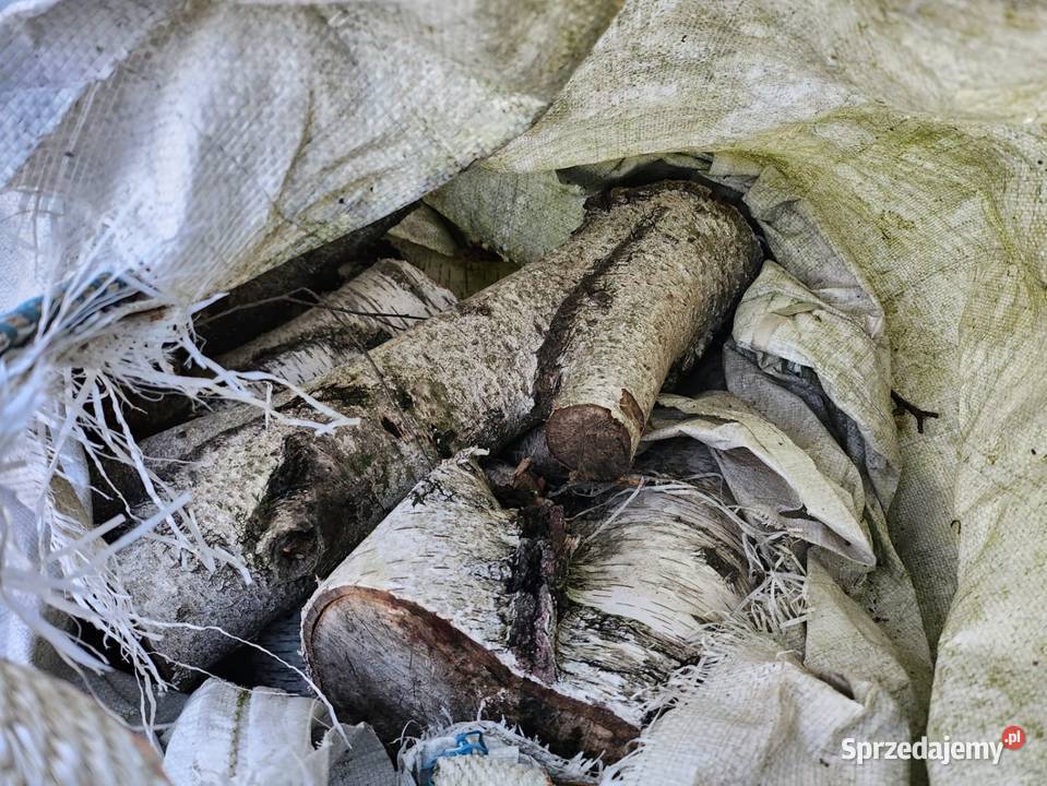 Drewno opał w Big bagach pocięte Bychawa