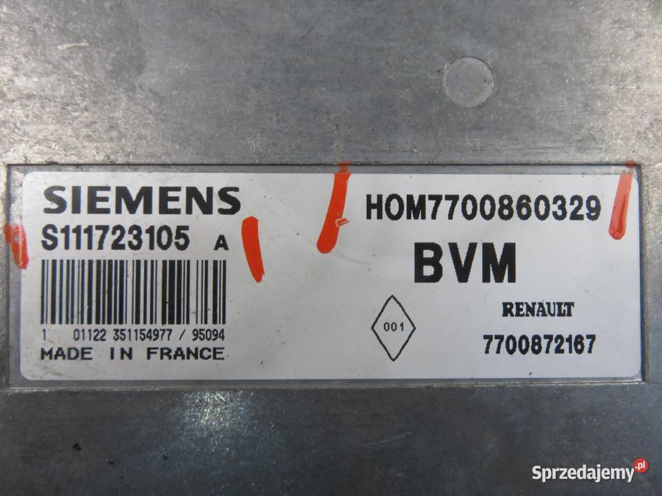 STEROWNIK RENAULT ESPACE II JS63 22 S111723105A małopolskie