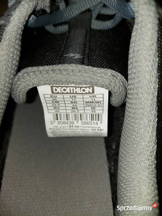 Buty turystyczne męskie Quechua Nowe Czarna Woda