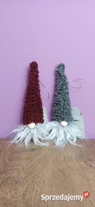 Skrzat świąteczny Krasnal Gnom Mikołaj ozdoba na Jasień sprzedam