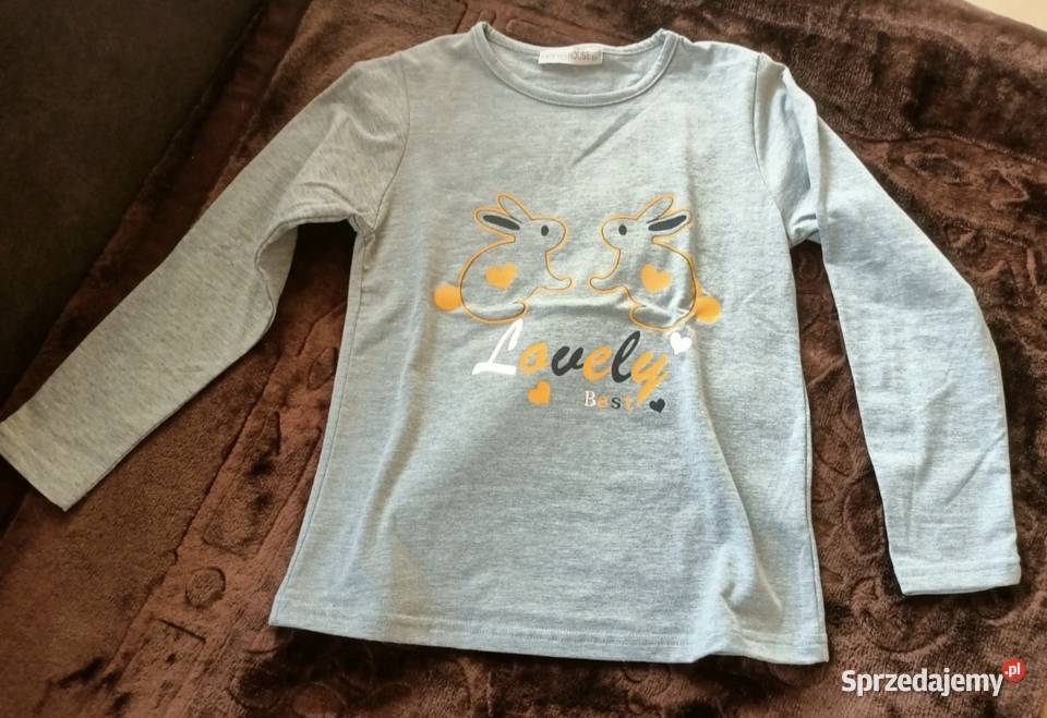 Bluzka dziewczęca z długim rękawem rozmiar 128 8 lat+ Skarżysko-Kamienna
