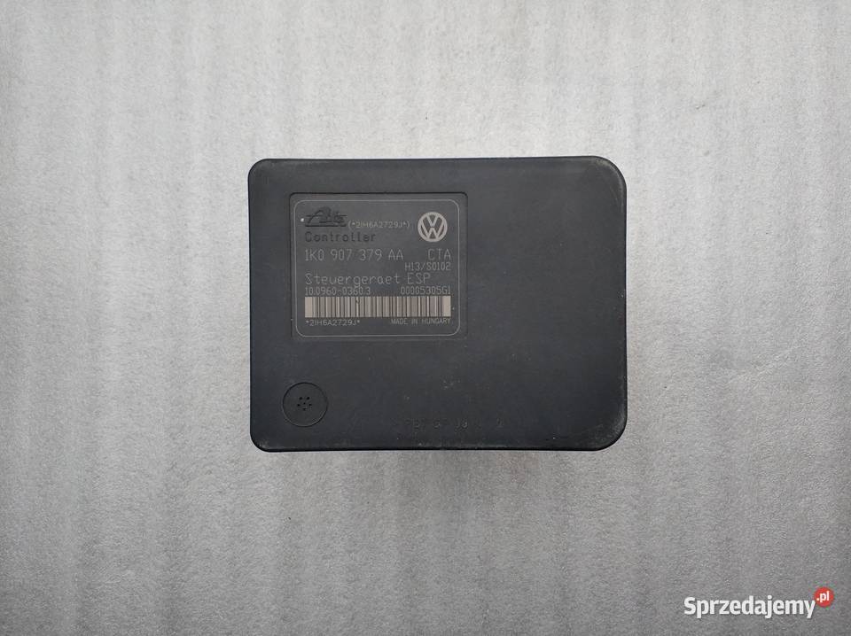 Pompa ABS ESP Audi Seat Skoda VW 1K0907379AA Układ hamulcowy Części samochodowe sprzedam