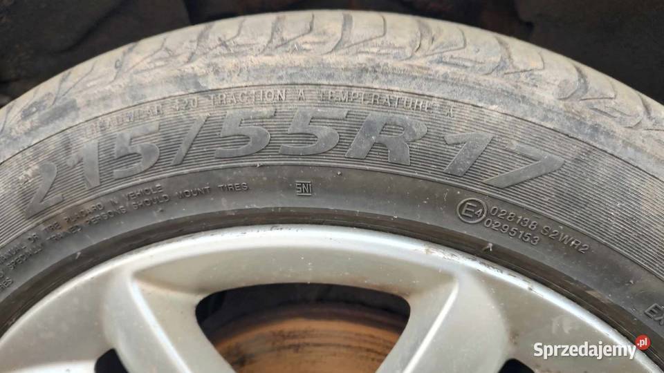 Felgi aluminiowe koła 17 5x108 ET46 7J Peugeot wielkopolskie Książ Wielkopolski