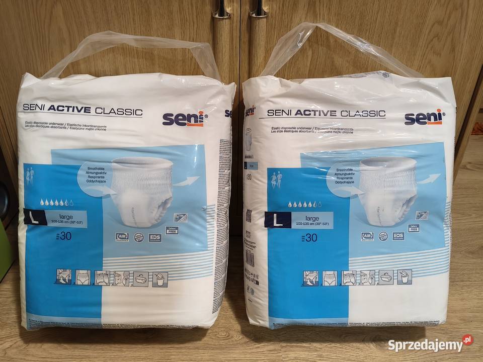Pieluchy Dorosłych Seni 2 Opakowania 2x30 Sztuk Zgorzelec