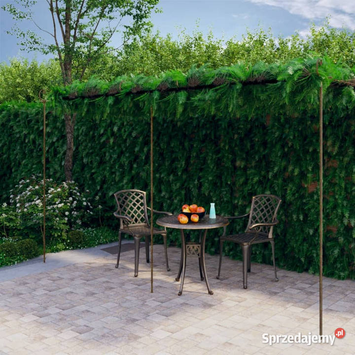 Pergola ogrodowa antyczny brąz 6x3x25 m żelazo mazowieckie Warszawa