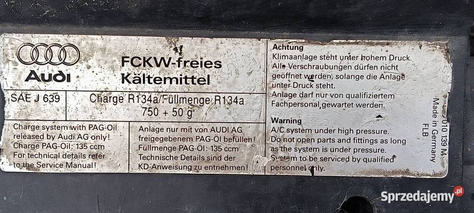 PAS PRZEDNI AUDI A3 8L 8L0805594 sprzedam