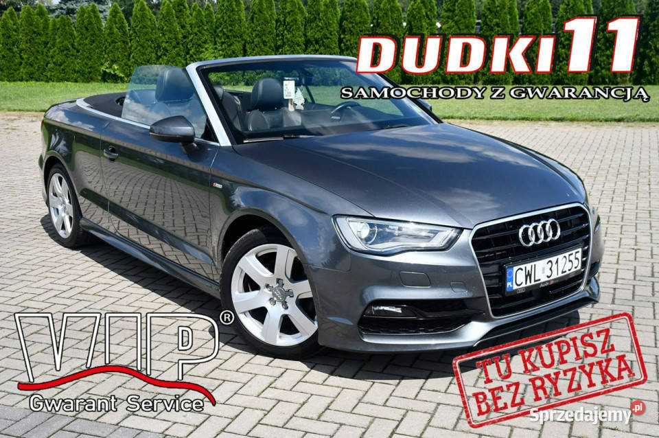 Audi A3 16tdi CabrioSlineSKóryXenonyDrive autoalarm Kutno