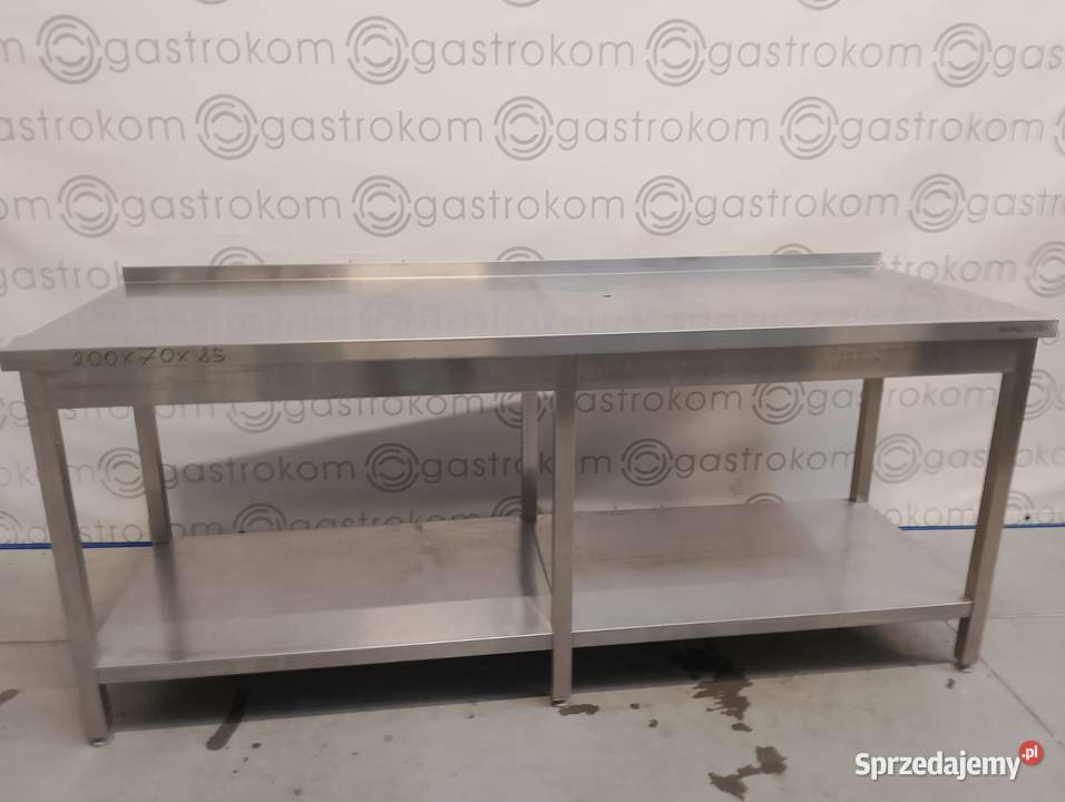 Stół z półką 200x70x85 dolnośląskie Wrocław sprzedam