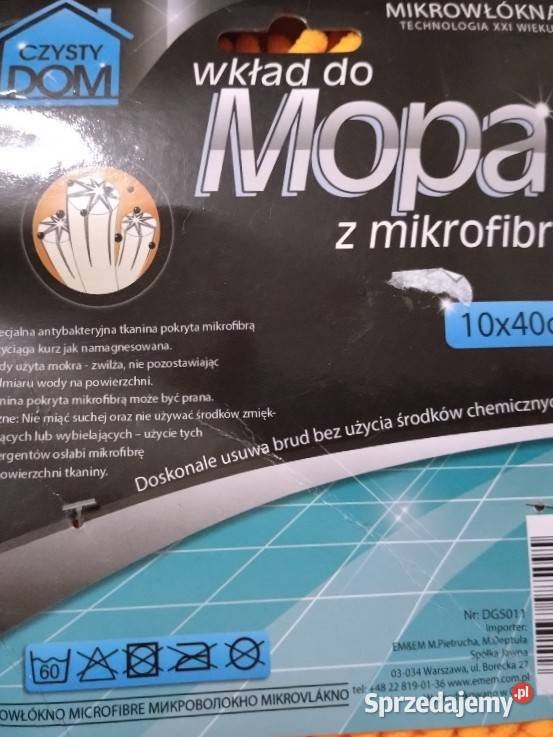 Wkład do mopa z mikrofibry Mopy wielkopolskie