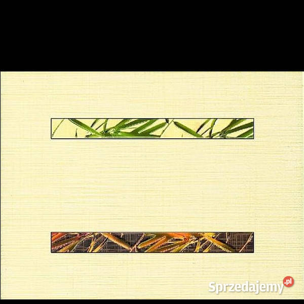 Dekory Bambus beige A Wycinane 25 x 333 Paradyż