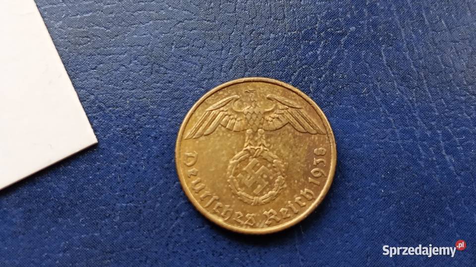 Stare monety 5 pfennig 1938 A Niemcy Kolekcje Lesko