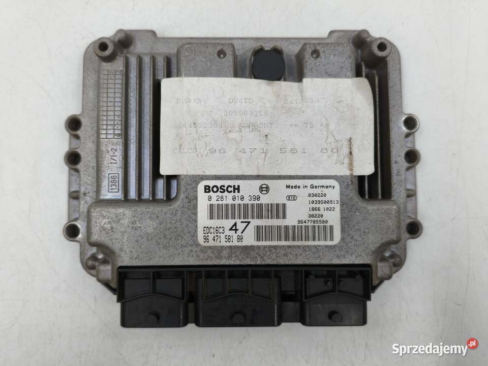Sterownik Silnika Peugeot 307 14 HDI 9647785880 Wyszków