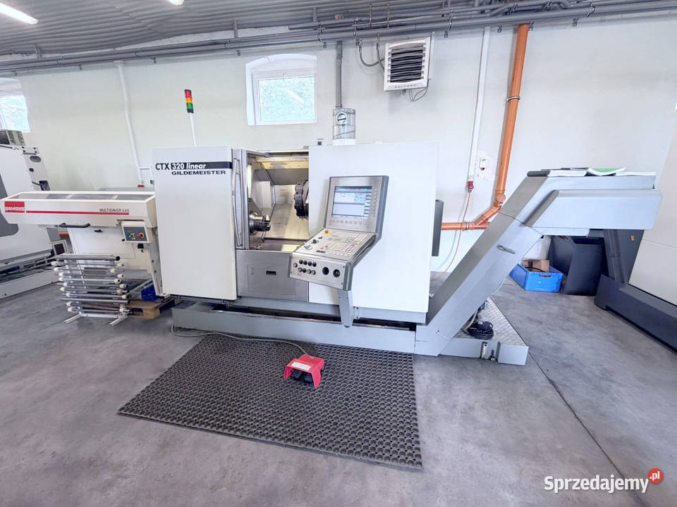 Kompletna tokarka CNC DMG GILDEMEISTER CTX 320 Zabór sprzedam