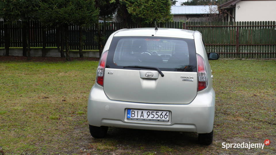 DAIHATSU SIRION 13 benzyna 2007r wspomaganie kierownicy podlaskie