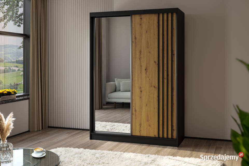 Szafa150 z lustrem i lamelami w różnych kolorach Rzeszów