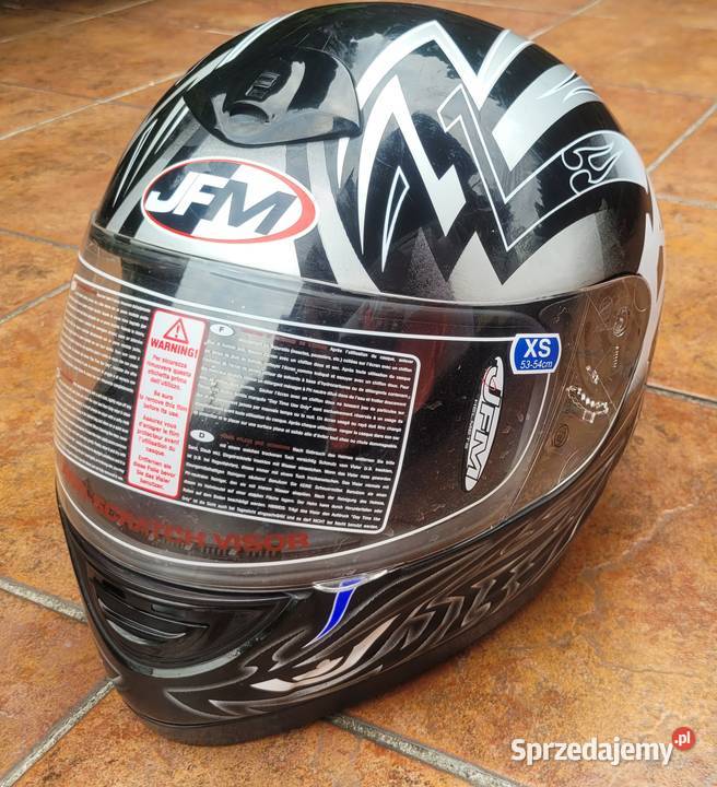 NOWY KASK MOTOCYKLOWY XS firmy JFM Piła