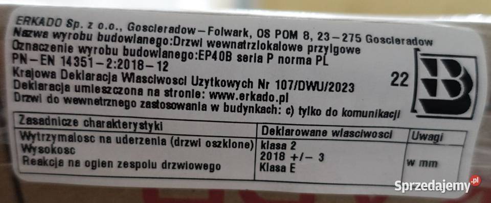 Drzwi wewnętrzne Erkado ANBO Hania 3 100 30 Drzwi wewnętrzne Aleksandrów Kujawski