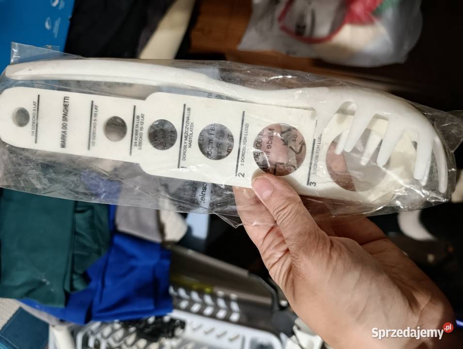 zestaw do spaghetti miarka łyżka nowe Poznań sprzedam