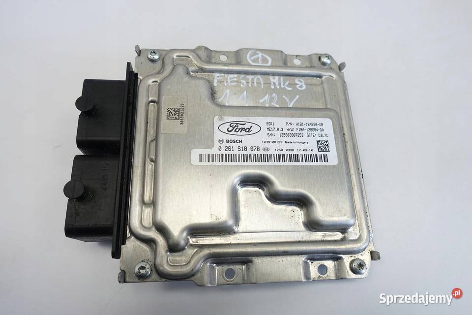 Ford Fiesta MK8 VIII 11 12V KOMPUTER SILNIKA osobowe Chełm