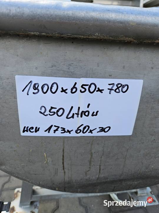 Wanna masarska 1900x650x780 Krotoszyn