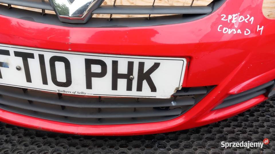 OPEL CORSA D ZDERZAK PRZÓD HALOGEN Z547