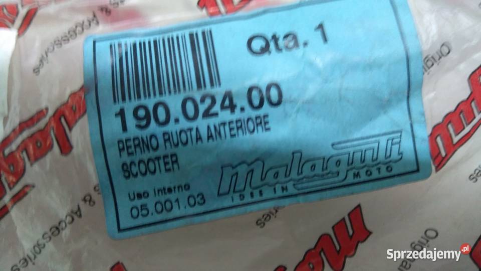 Ośka OŚ śruba przedniego koła szpilka ORGINAŁ Bielsk Podlaski sprzedam