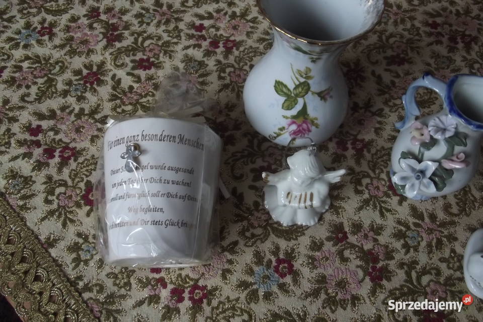 Porcelanowe wazoniki świecznik słonik różne Piekary Śląskie