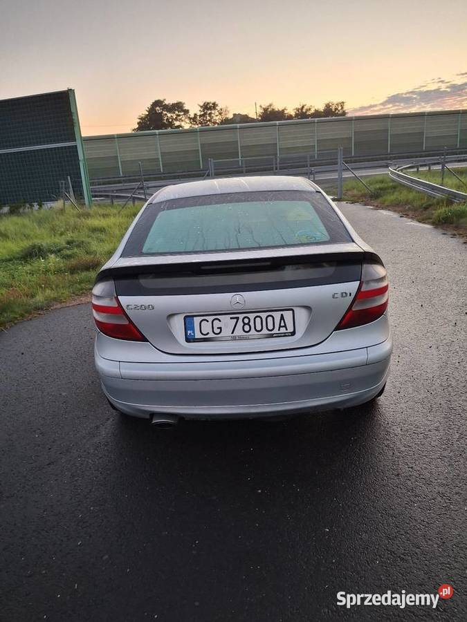 Mercedes w203 sport coupe srebrny Białobrzegi