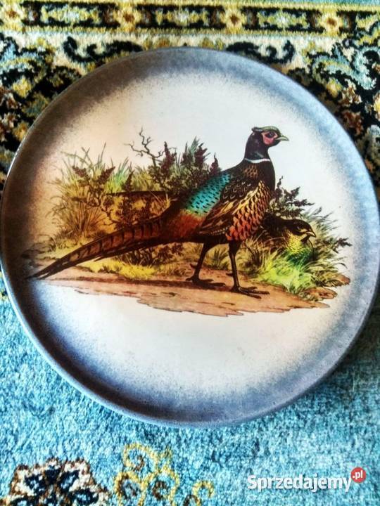 Przepiękna Patera z ptakami ARM Made in Italy Porcelana i szkło pomorskie Gdańsk