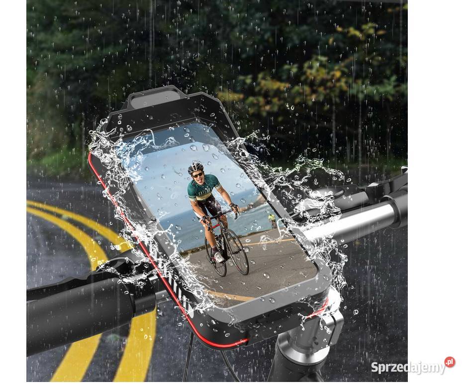 UCHWYT WODOODPORNY NA TELEFON GPS NA KIEROWNICĘ śląskie Sosnowiec