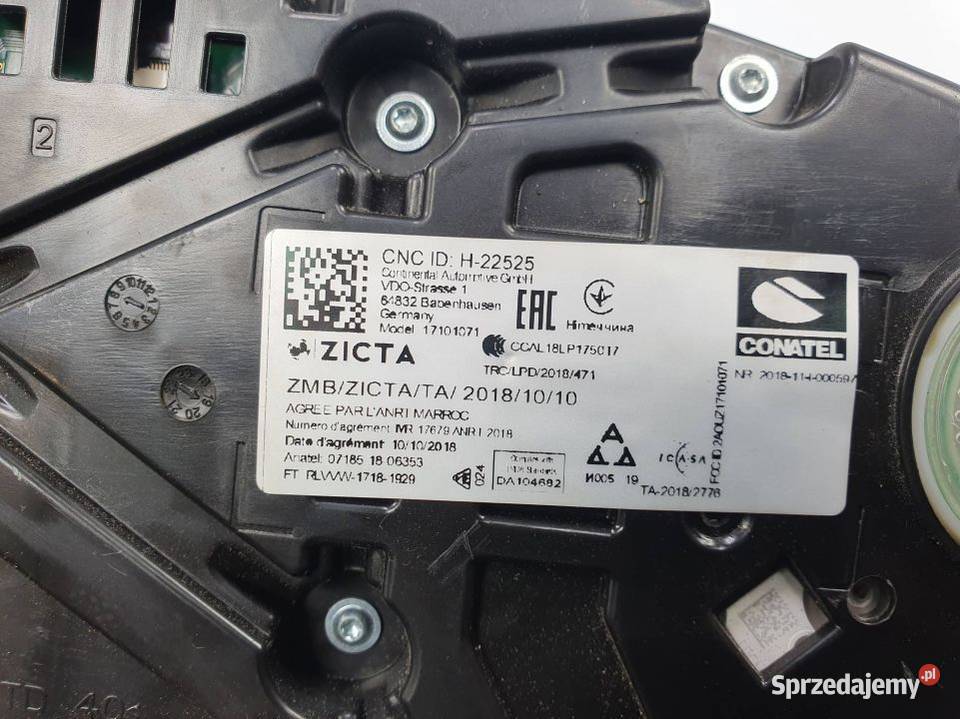 LICZNIK ZEGAR SKODA FABIA III 6V0920730D sprzedam